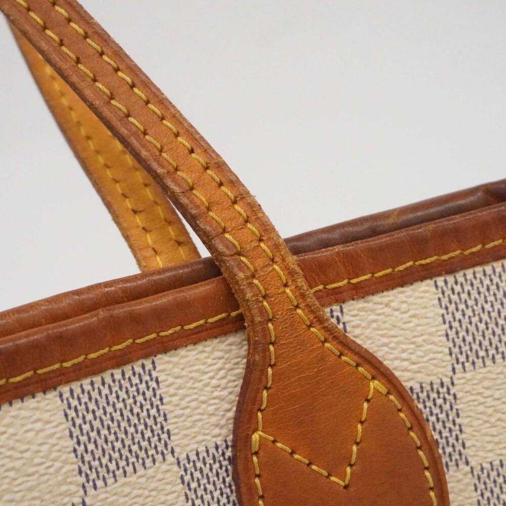 Louis Vuitton Damier Azur Neverfull MM Tote Bag N51107 White Women's - Picture 8 of 16